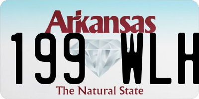 AR license plate 199WLH