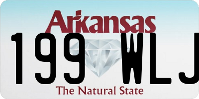 AR license plate 199WLJ