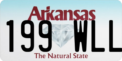 AR license plate 199WLL