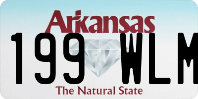 AR license plate 199WLM