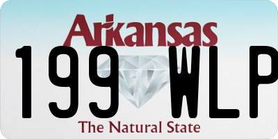 AR license plate 199WLP