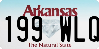 AR license plate 199WLQ