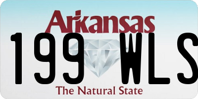 AR license plate 199WLS