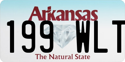 AR license plate 199WLT