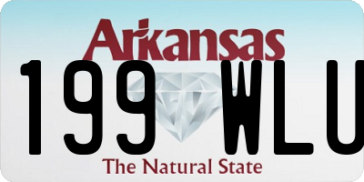 AR license plate 199WLU