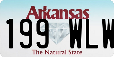 AR license plate 199WLW