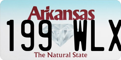 AR license plate 199WLX