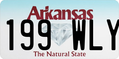 AR license plate 199WLY