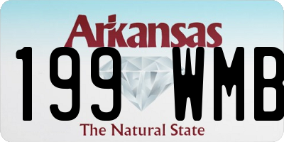 AR license plate 199WMB