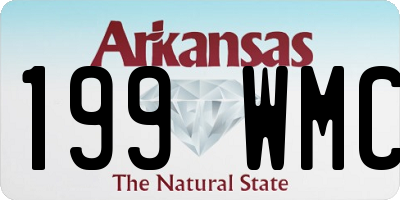 AR license plate 199WMC