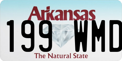 AR license plate 199WMD