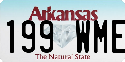 AR license plate 199WME