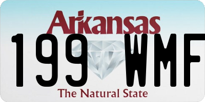 AR license plate 199WMF