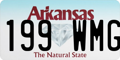 AR license plate 199WMG