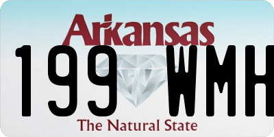 AR license plate 199WMH