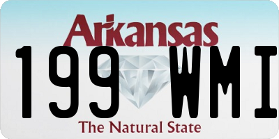 AR license plate 199WMI