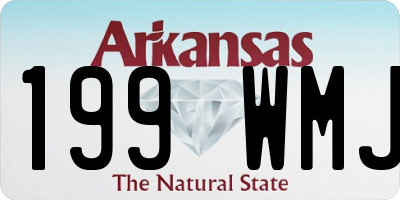 AR license plate 199WMJ