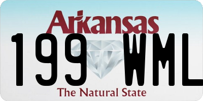 AR license plate 199WML