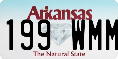 AR license plate 199WMM