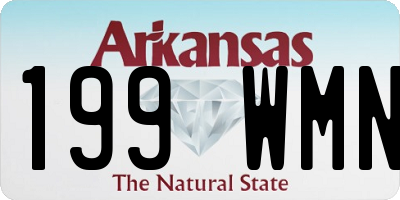AR license plate 199WMN