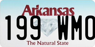 AR license plate 199WMO