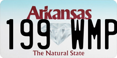 AR license plate 199WMP