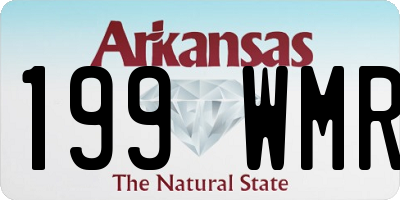AR license plate 199WMR