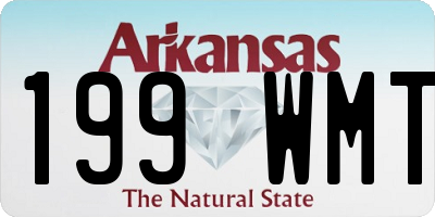 AR license plate 199WMT