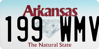 AR license plate 199WMV