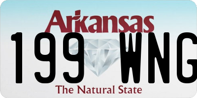 AR license plate 199WNG