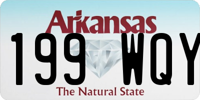 AR license plate 199WQY
