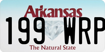 AR license plate 199WRP