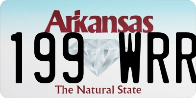 AR license plate 199WRR