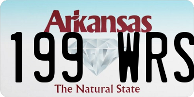 AR license plate 199WRS