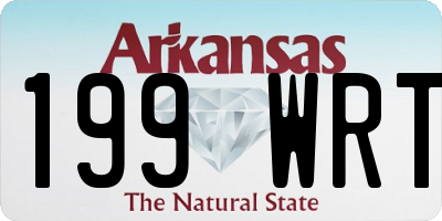 AR license plate 199WRT