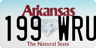 AR license plate 199WRU