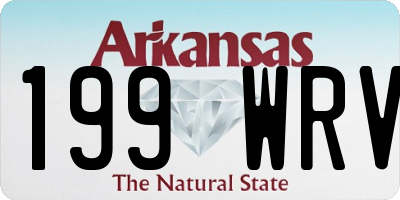 AR license plate 199WRV