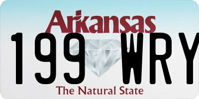 AR license plate 199WRY