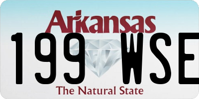 AR license plate 199WSE