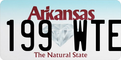 AR license plate 199WTE