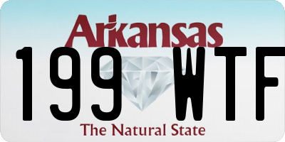 AR license plate 199WTF