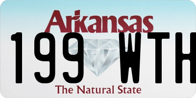 AR license plate 199WTH