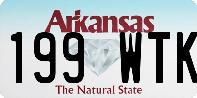 AR license plate 199WTK