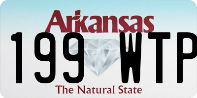 AR license plate 199WTP