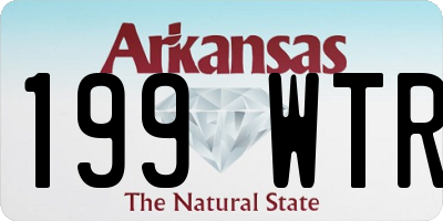 AR license plate 199WTR