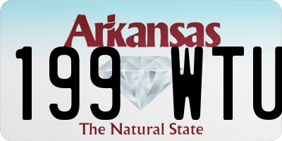 AR license plate 199WTU