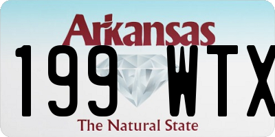 AR license plate 199WTX