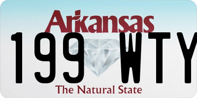 AR license plate 199WTY