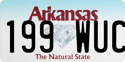 AR license plate 199WUC