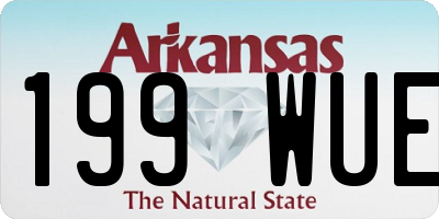 AR license plate 199WUE